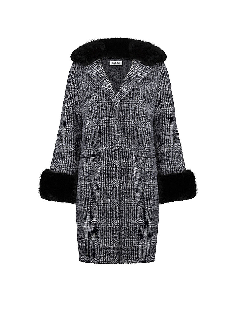 JOSEPH RIBKOFF Mantel schwarz | XL