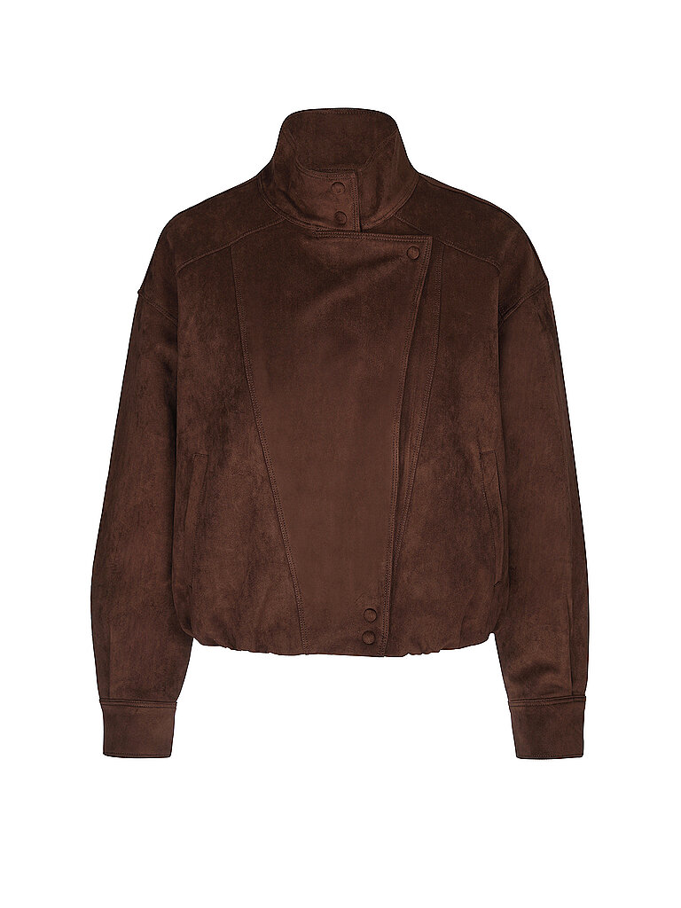 JOSEPH RIBKOFF Jacke in Lederoptik  braun | S