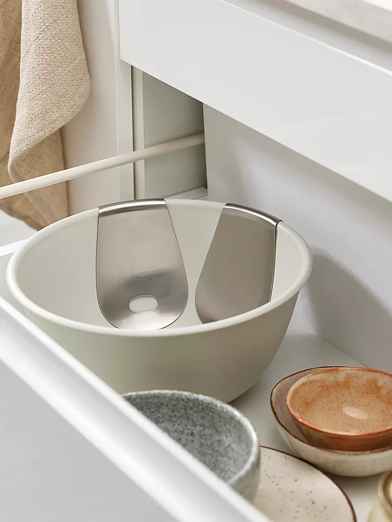 JOSEPH JOSEPH | Salat Set mit Streuer | silber