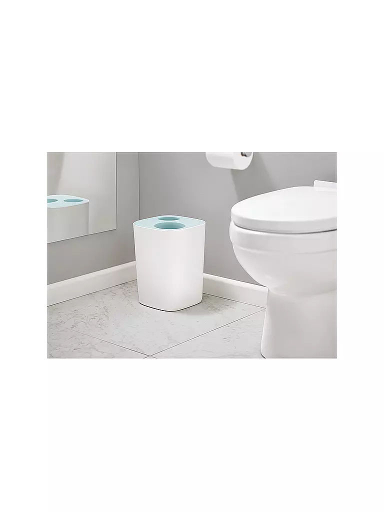 JOSEPH JOSEPH | Split™ 8L Abfalleimer Weiss/Blau | blau