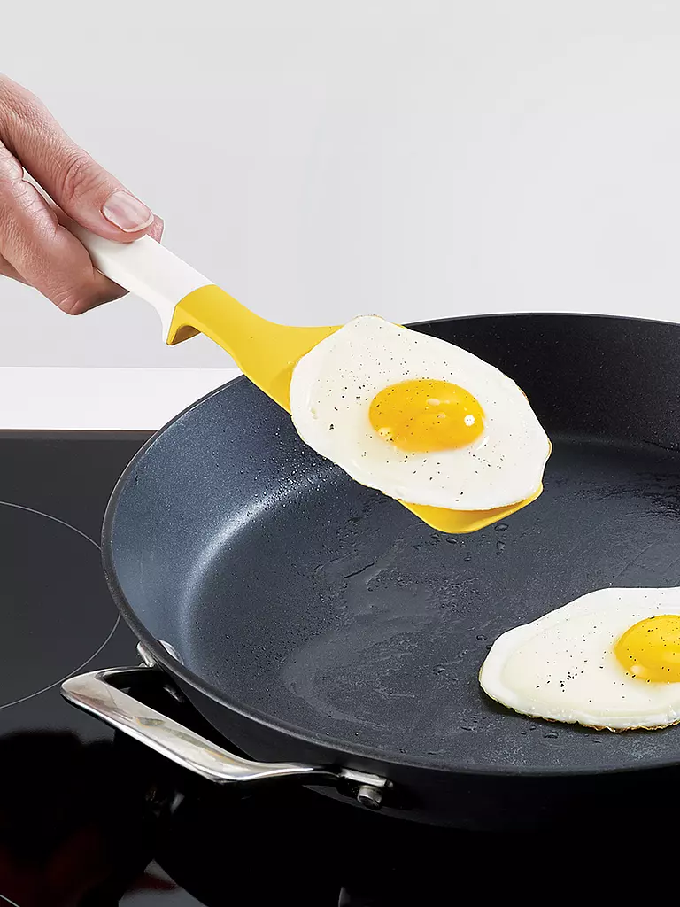 JOSEPH JOSEPH | Teigschaber mit integrierter Auflage - Elevate™ Egg Spatula 31cm | weiss