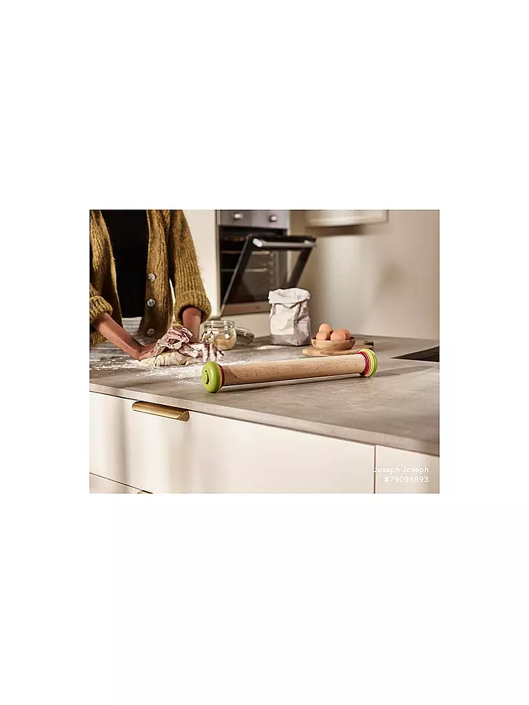 JOSEPH JOSEPH | Verstellbare Teigrolle PrecisionPin™ 42cm  | bunt