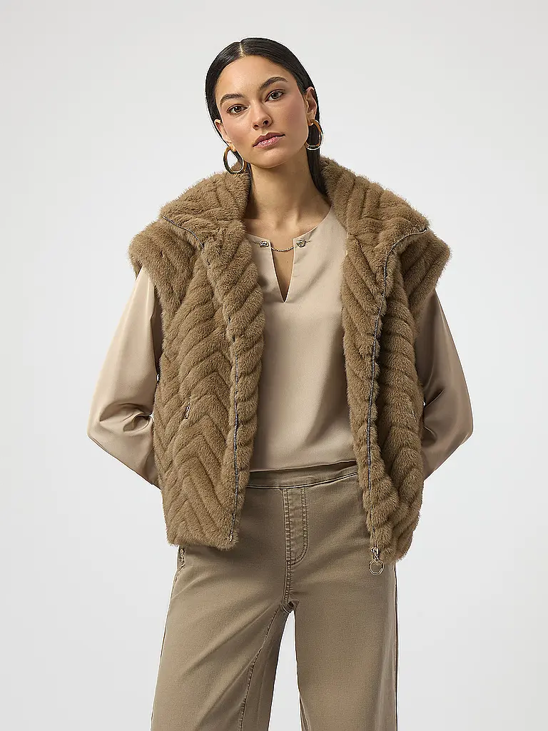 JOSEPH RIBKOFF | Gilet in Felloptik | 