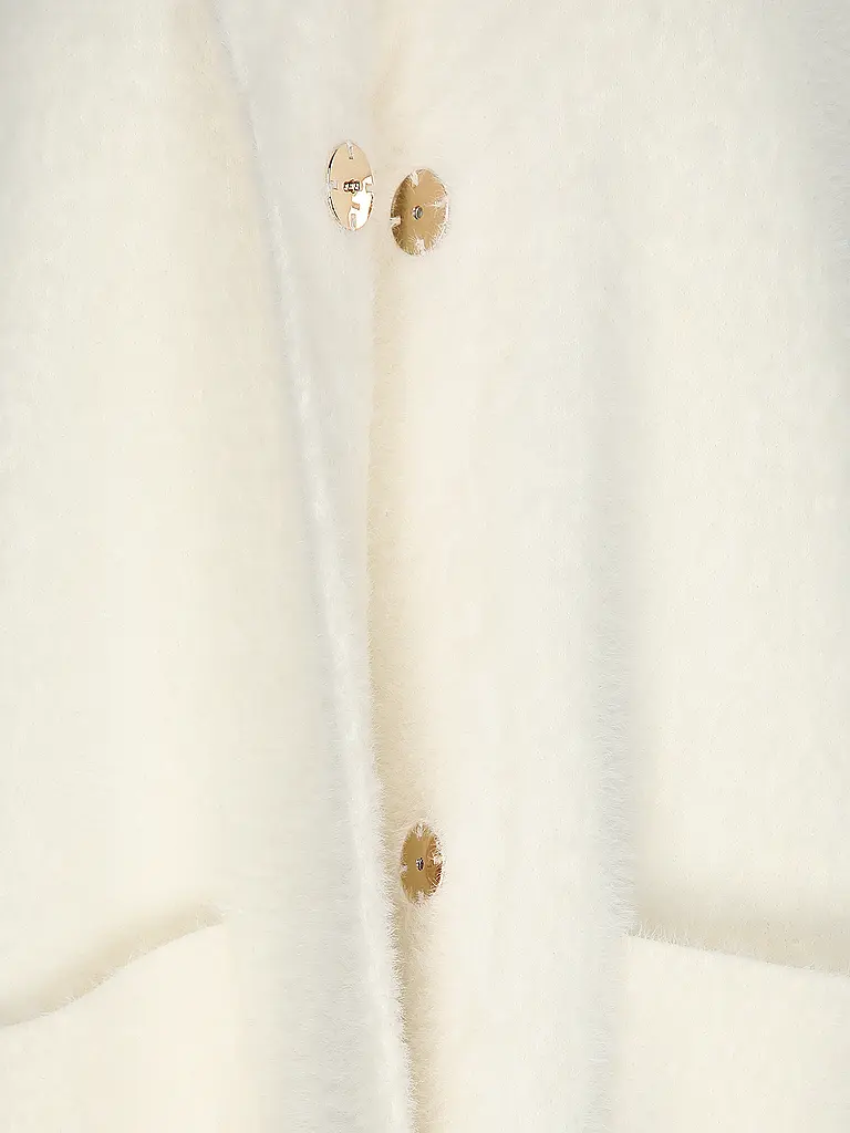 JOSEPH RIBKOFF | Mantel in Felloptik | creme