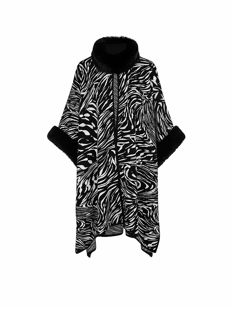 JOSEPH RIBKOFF | Poncho - Cape | schwarz