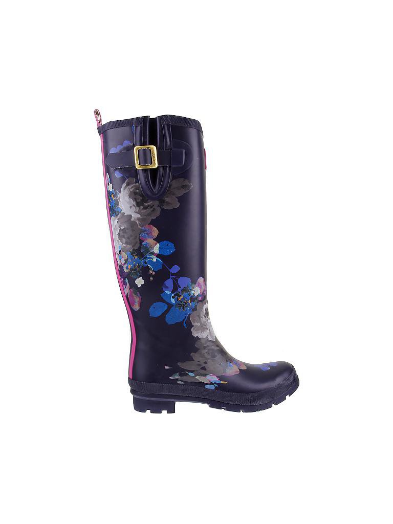 JOULES | Gummistiefel "Welly Print" | blau