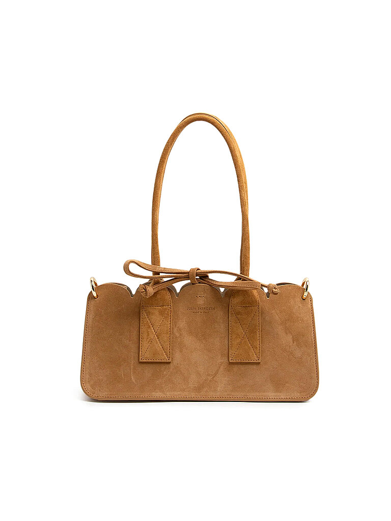 JULIA SKERGETH Henkeltasche TAKEAWAY BAG TULIP camel