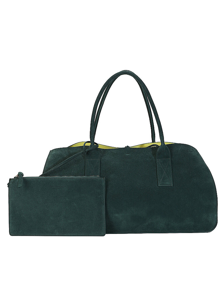 JULIA SKERGETH Ledertasche - Tote Bag TAKEAWAY BAG Large dunkelgrün