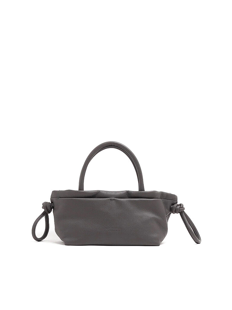 JULIA SKERGETH Ledertasche - Henkeltasche TAKEAWAY SLOUCH Small grau