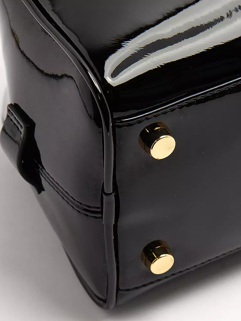 JULIA SKERGETH | Ledertasche - Henkeltasche DOCTORS BAG Small | schwarz