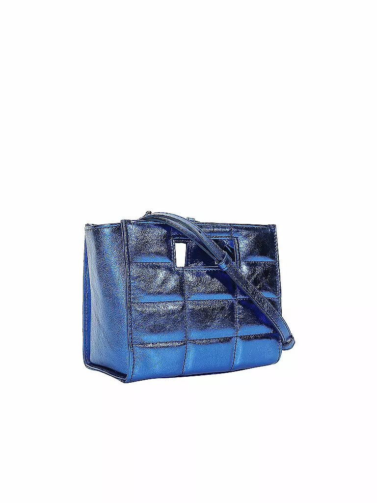 JULIA SKERGETH | Ledertasche - Mini Bag  | blau