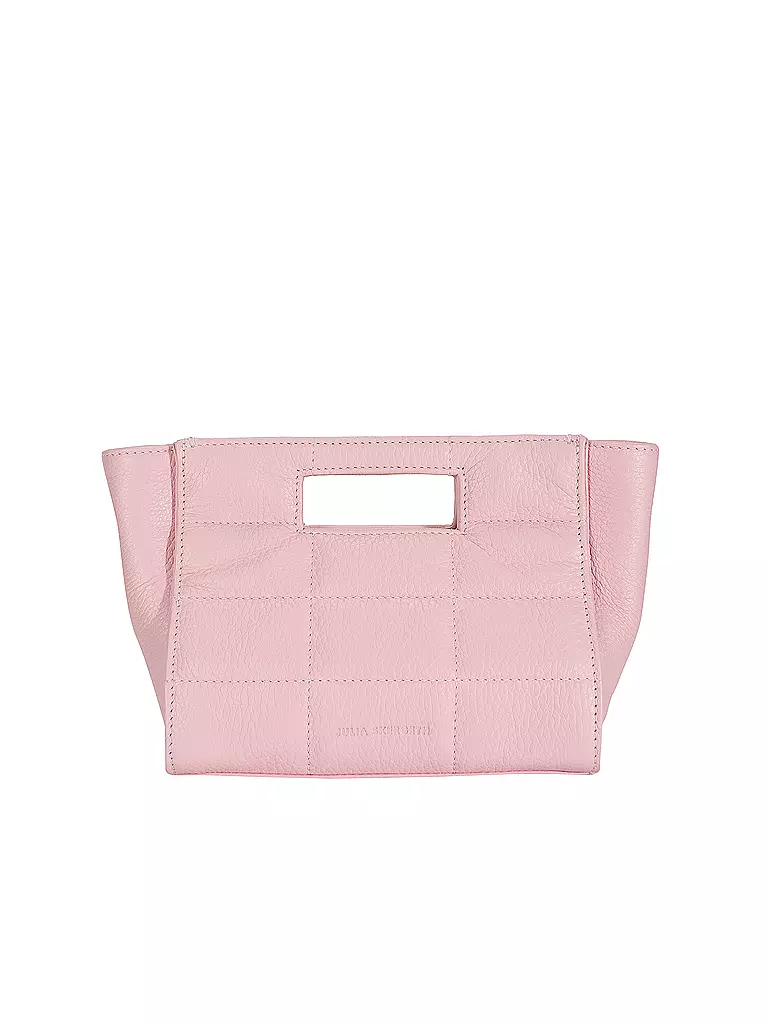 JULIA SKERGETH | Ledertasche - Mini Bag THE QULITED BAG MINI | rosa