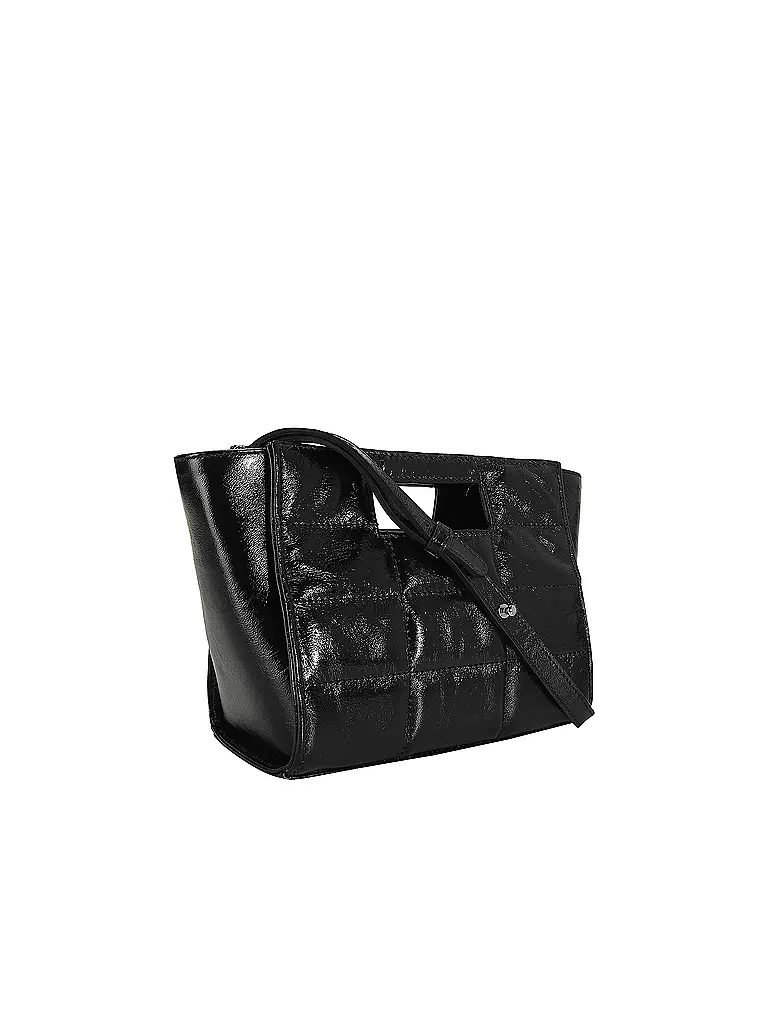 JULIA SKERGETH | Ledertasche - Mini Bag THE QULITED BAG MINI | schwarz