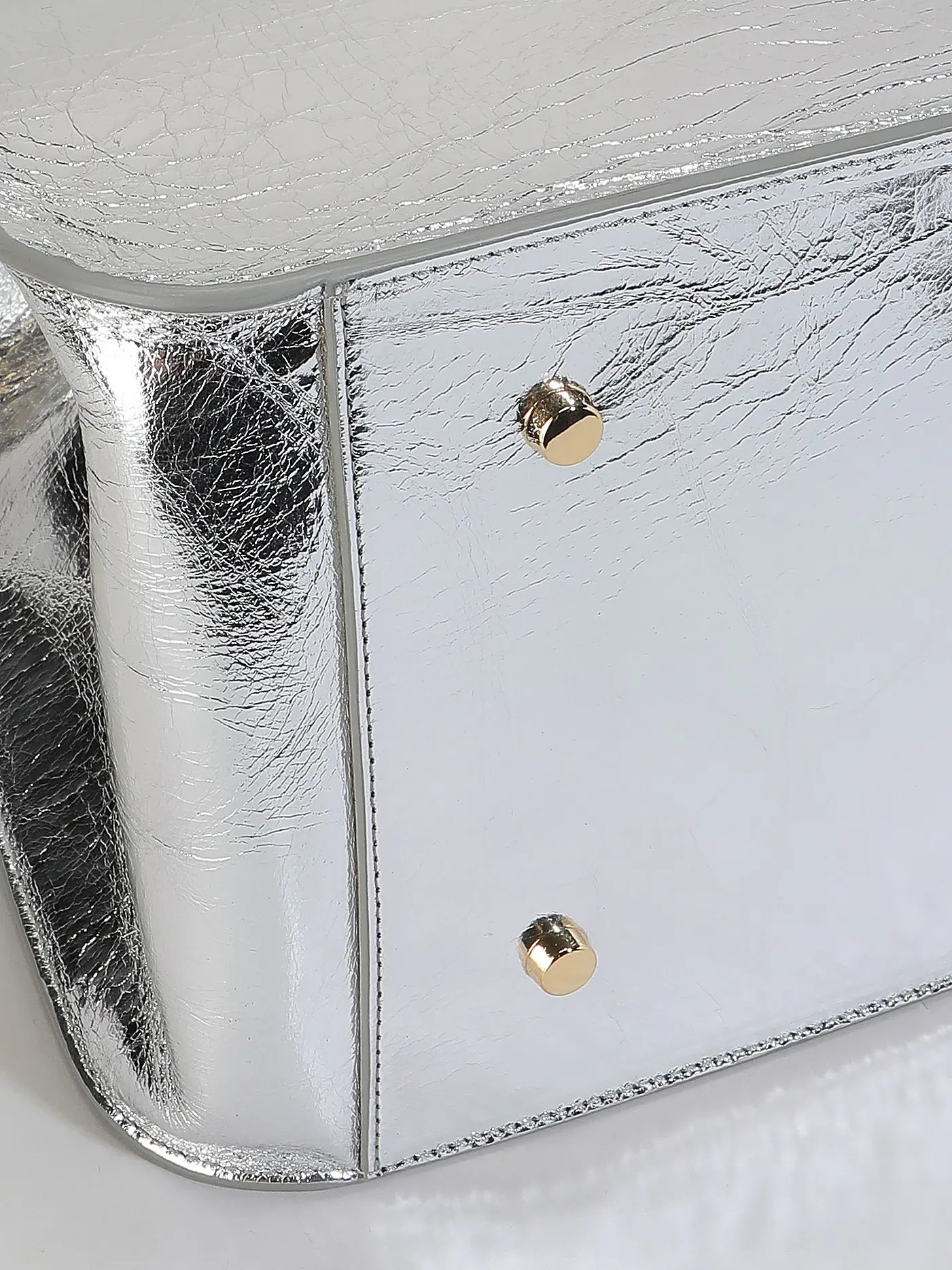 JULIA SKERGETH | Ledertasche - Shopper Large | silber