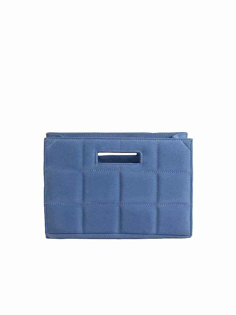 JULIA SKERGETH | Ledertasche - Shopper The Quilted Bag S | hellblau