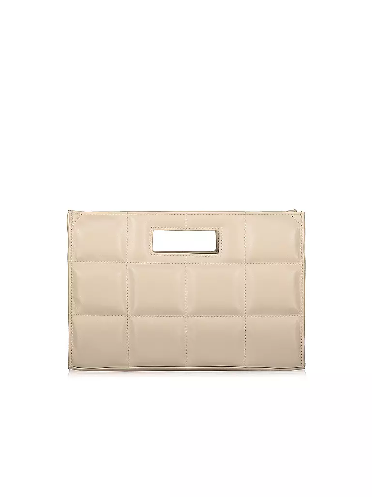 JULIA SKERGETH | Ledertasche - Shopper The Quilted Bag S | beige
