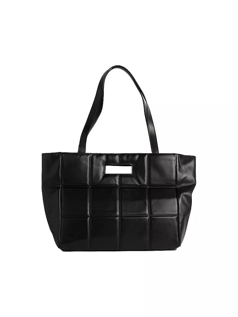 JULIA SKERGETH | Ledertasche - Shopper THE QUILTED BAG SOFT | schwarz