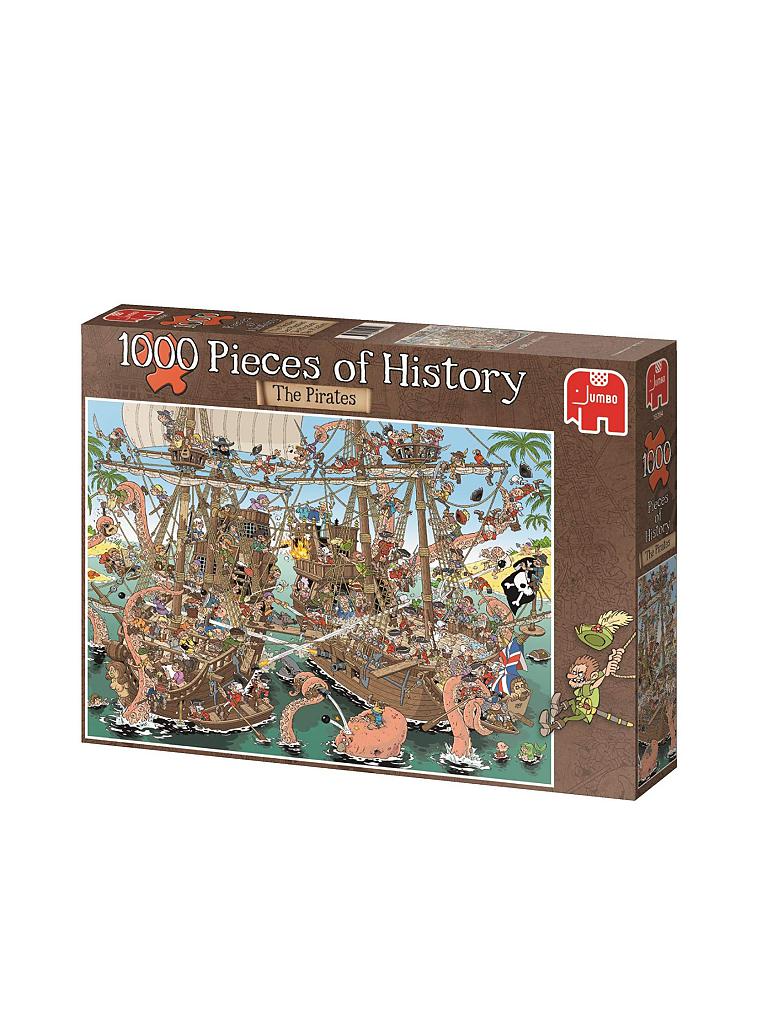 JUMBO | Puzzle - Pieces of History The Pirates (1000 Teile) | keine Farbe