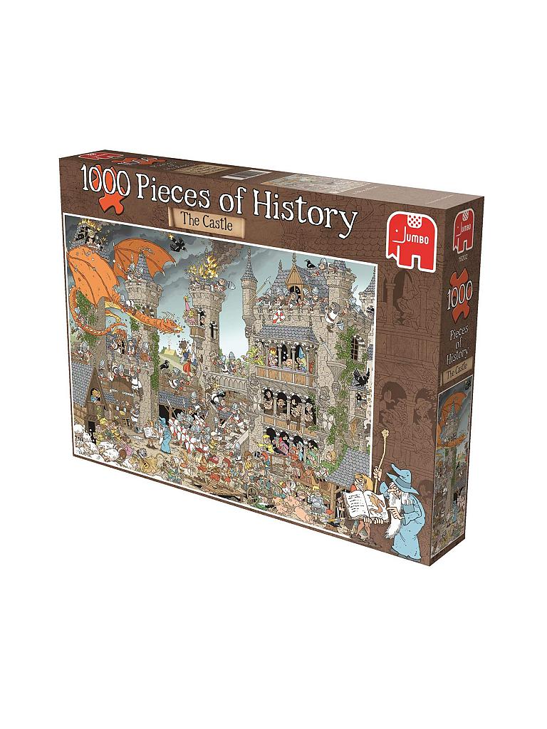 JUMBO | Puzzle - Rob Derks Pieces of History - Die Burg (1000 Teile) | keine Farbe