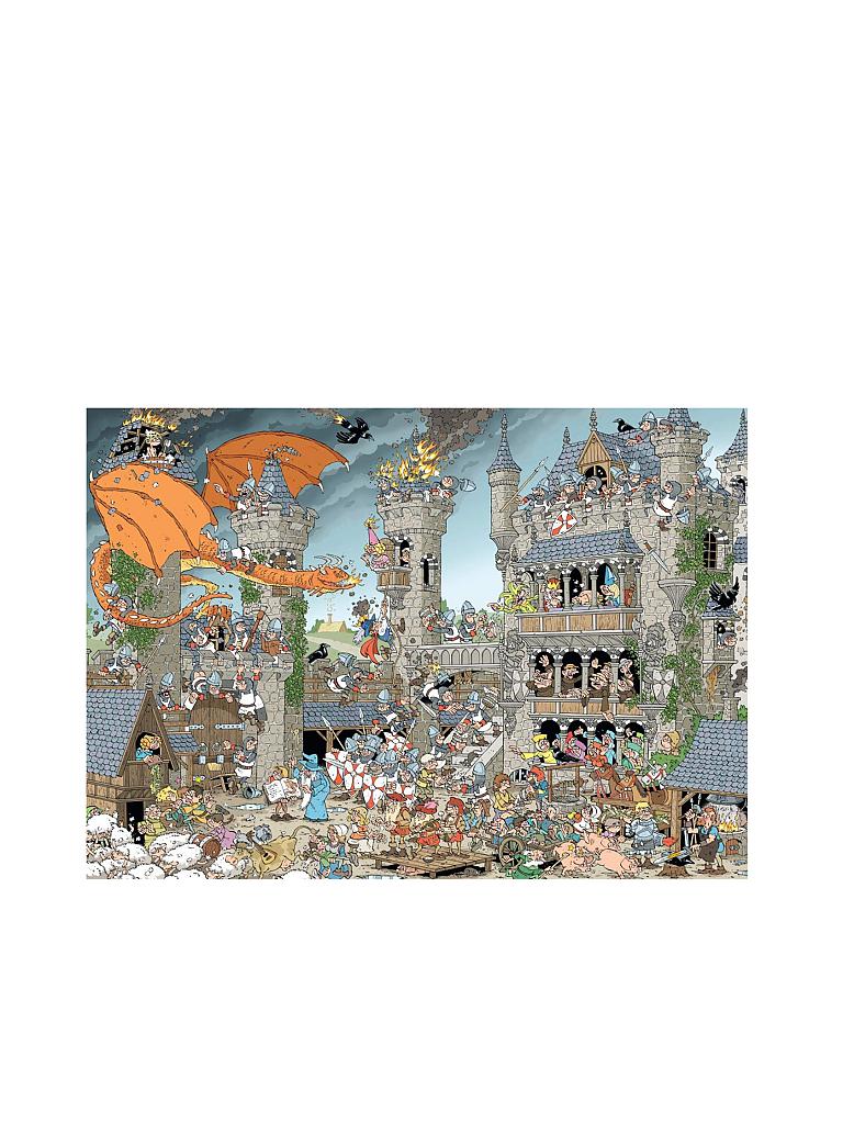 JUMBO | Puzzle - Rob Derks Pieces of History - Die Burg (1000 Teile) | keine Farbe