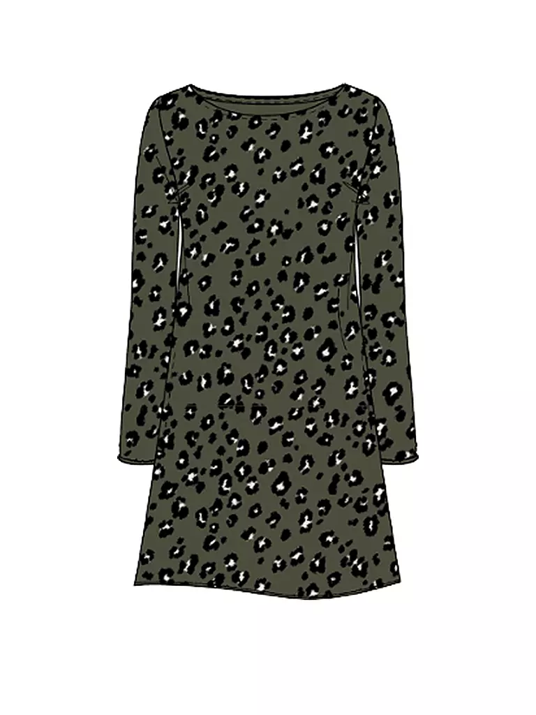 JUVIA | Loungewear Kleid AMELIE | dunkelgrün