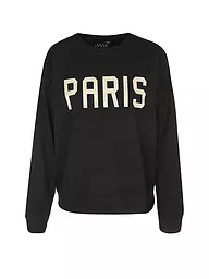 JUVIA | Loungewear Sweater PARIS  | Schwarz