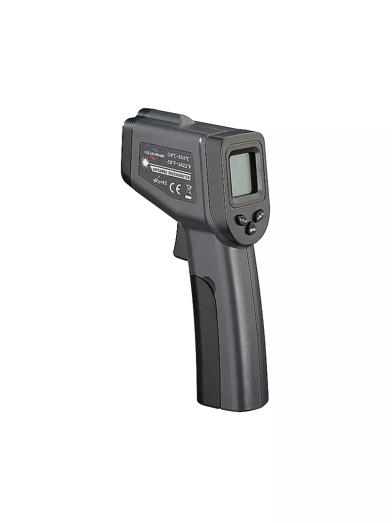 KÜCHENPROFI |  Infrarot-Thermometer -50-550C | schwarz