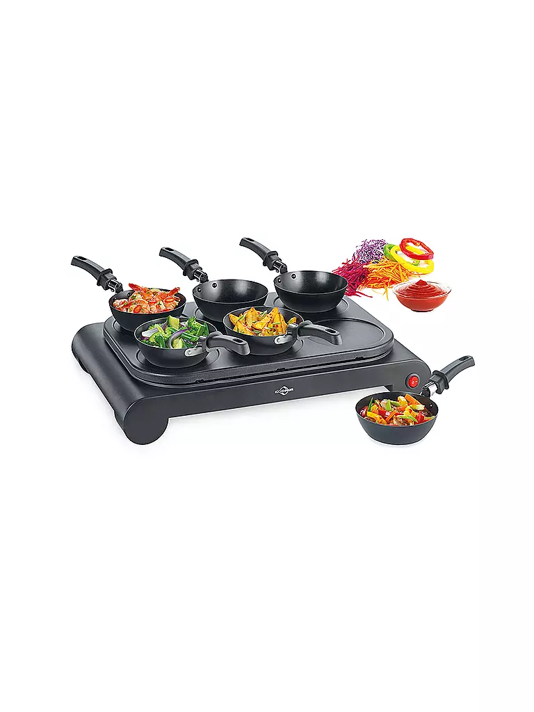 KÜCHENPROFI | Pfännchen-Party GOURMET | schwarz