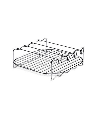 KÜCHENPROFI | Grill-Set zu Heißluftfritteuse IMPULS 8 L 5-tlg Edelstahl 