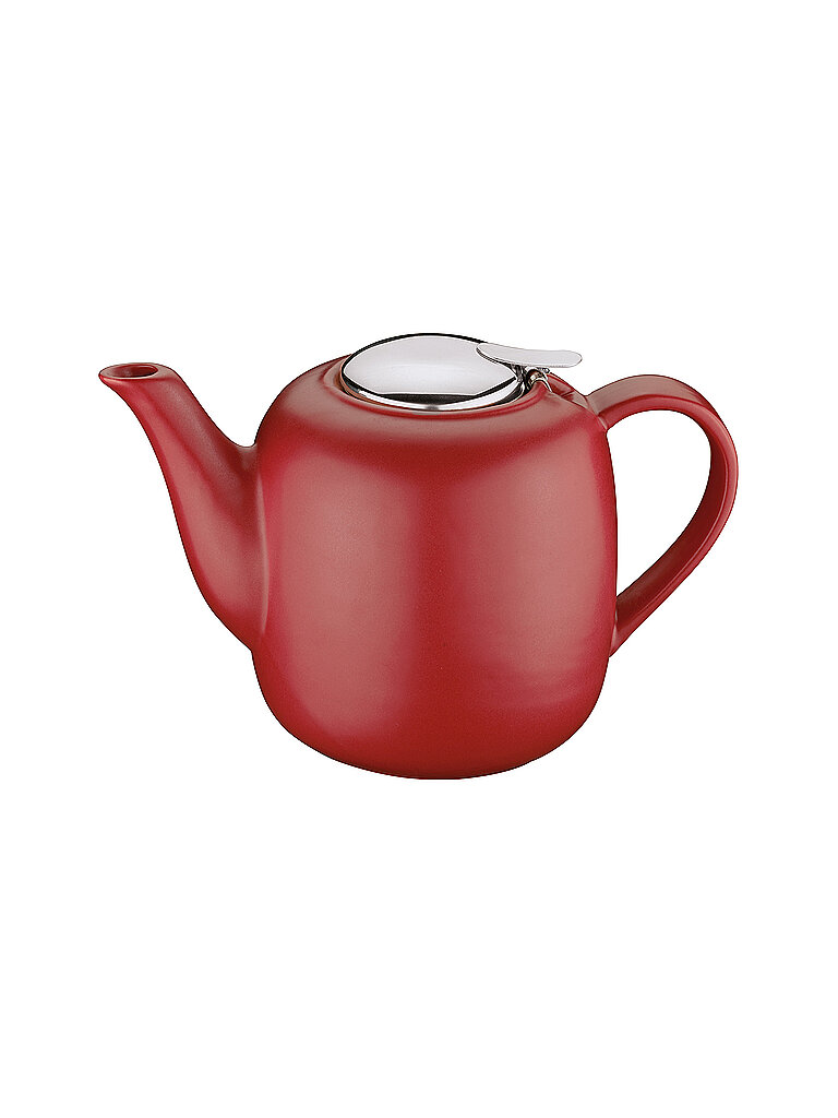 KÜCHENPROFI Teekanne LONDON 1,5l Keramik/Rot rot