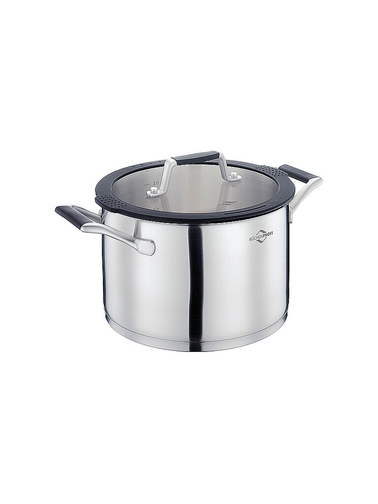 KÜCHENPROFI Kochtopf COMO 20cm/3,9l Edelstahl  silber