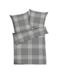 KAEPPEL | Flanell Bettwäsche 70x90cm/140x200cm PURE Anthrazit | Grau