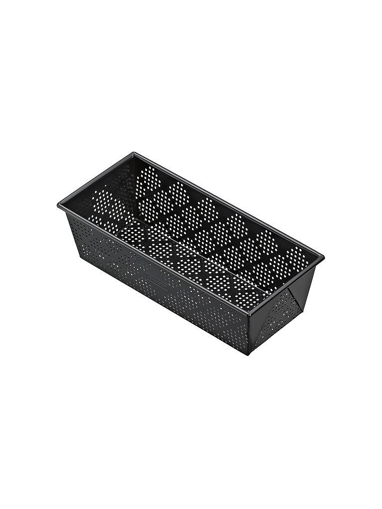KAISER Brotbackform perforiert 25x11 cm Antihaft schwarz