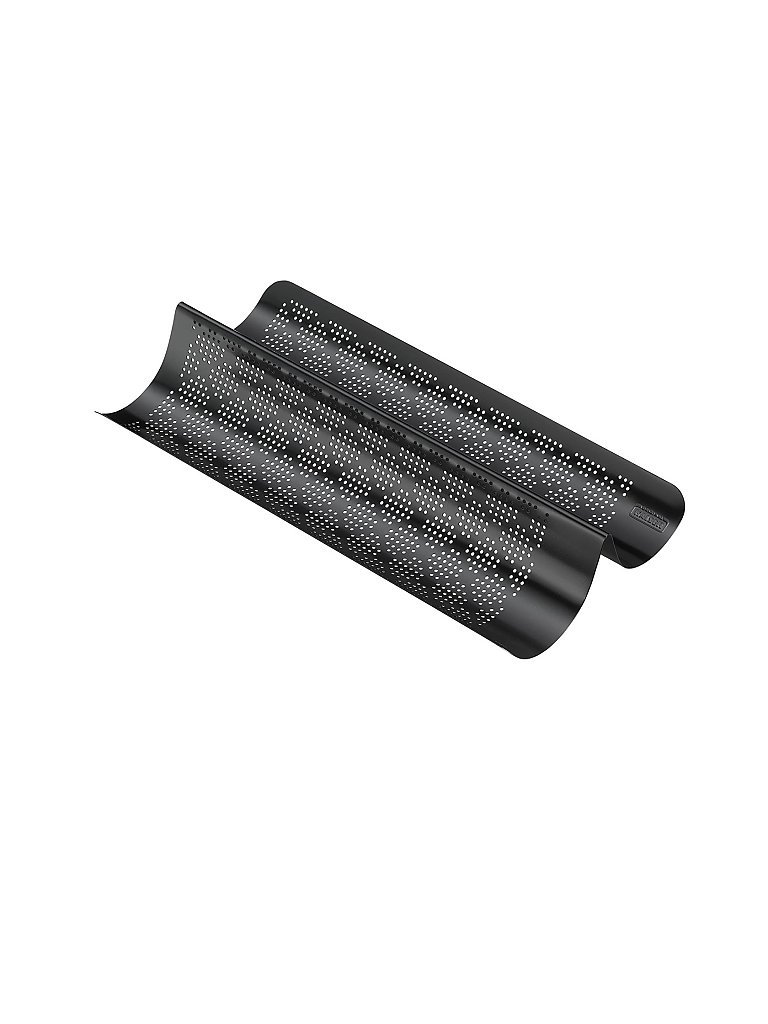 Kaiser Baguette Backblech Perforiert 40 X 20 Cm Antihaft  Schwarz