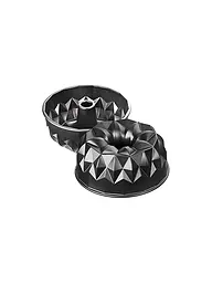 KAISER | Guglhupfform geometrisch 25cm  Antihaft | schwarz