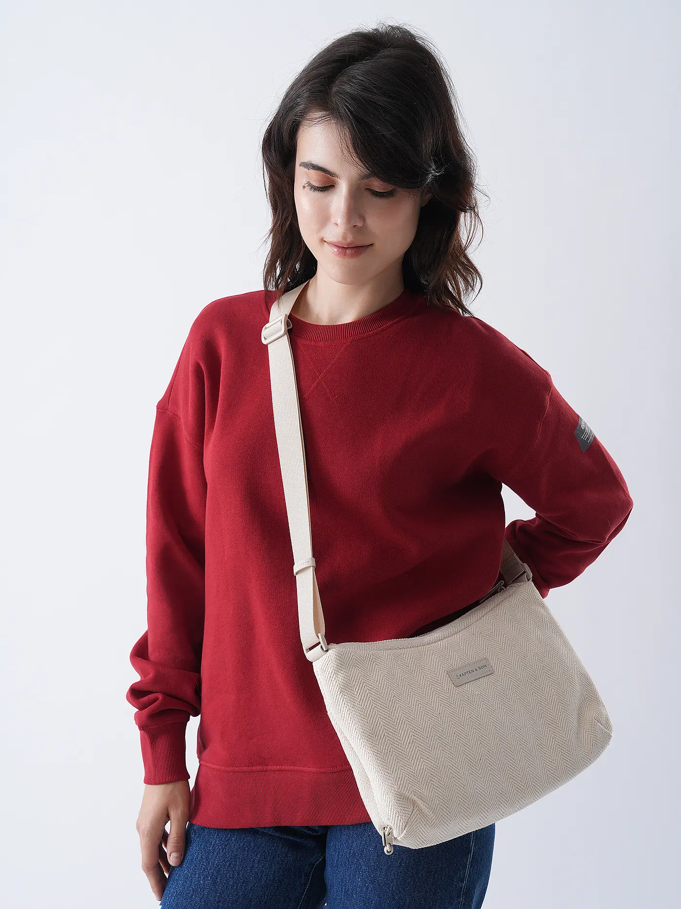 KAPTEN & SON | Tasche - Umhängetasche SKARA Small | creme