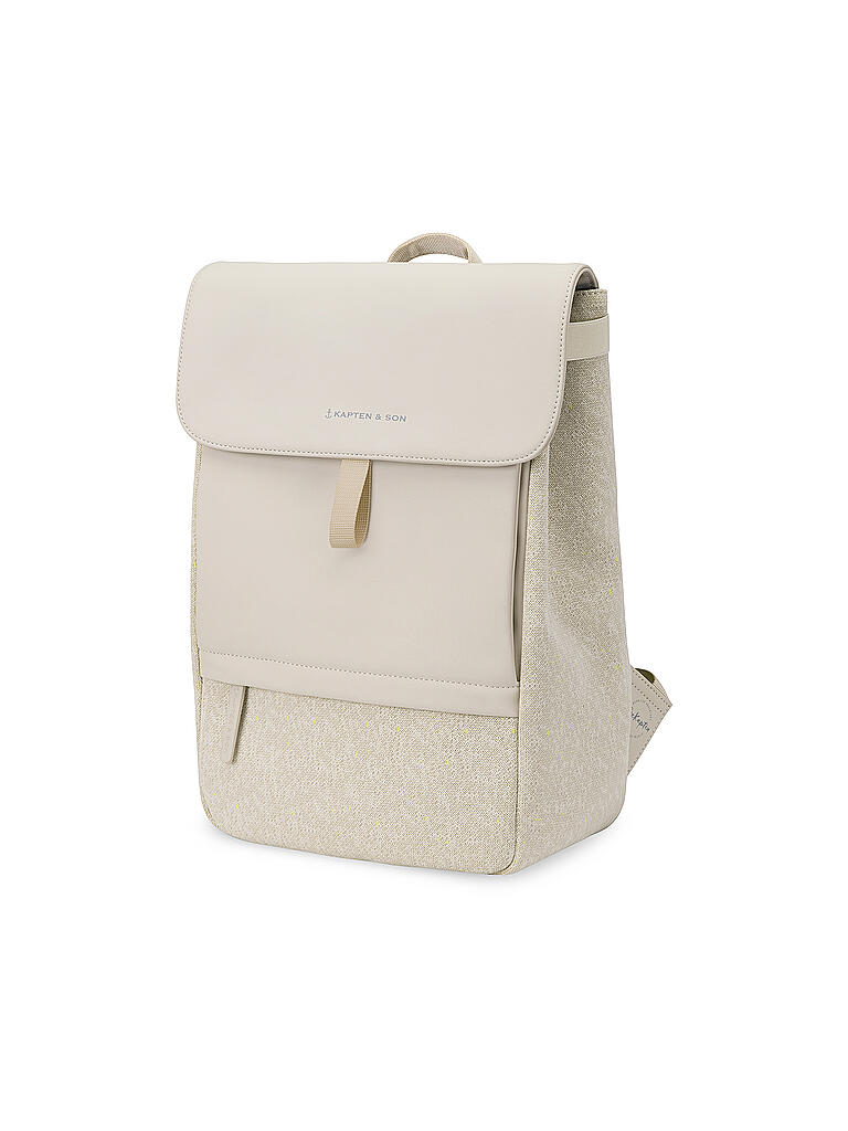 KAPTEN & SON Rucksack " Fyn SustainKnit " beige