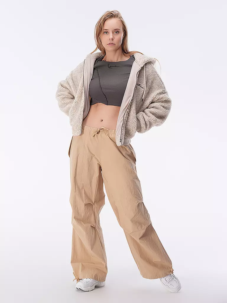KARL KANI | Cargohose - Parachute Pants | beige
