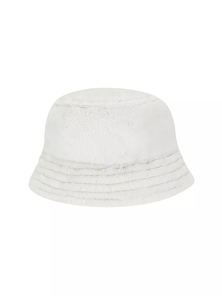 KARL KANI | Fischerhut - Bucket Hat in Felloptik | creme