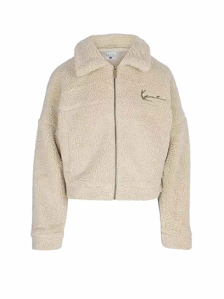 KARL KANI | Jacke in Felloptik | creme