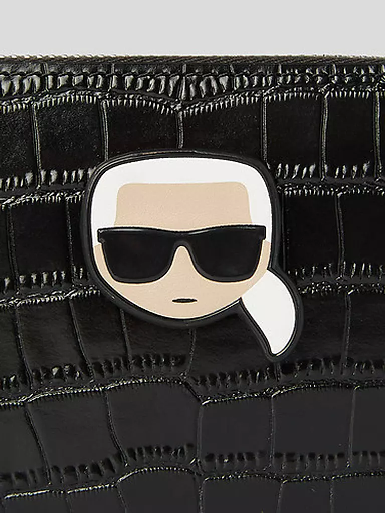 KARL LAGERFELD | Geldbörse K/IKONIK  | schwarz