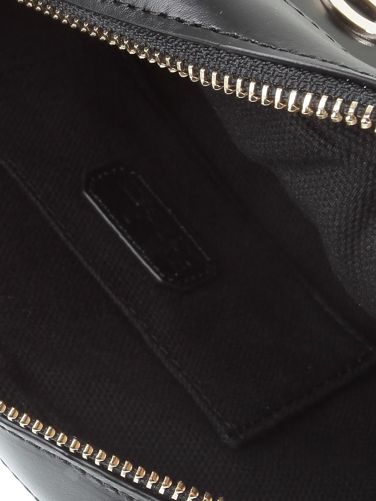KARL LAGERFELD | Ledertasche - Crossbody "Signature" | schwarz