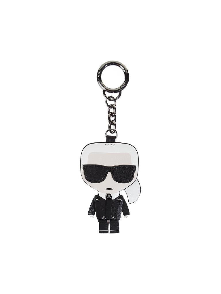 KARL LAGERFELD | Schlüsselanhänger "Ikonik" | schwarz