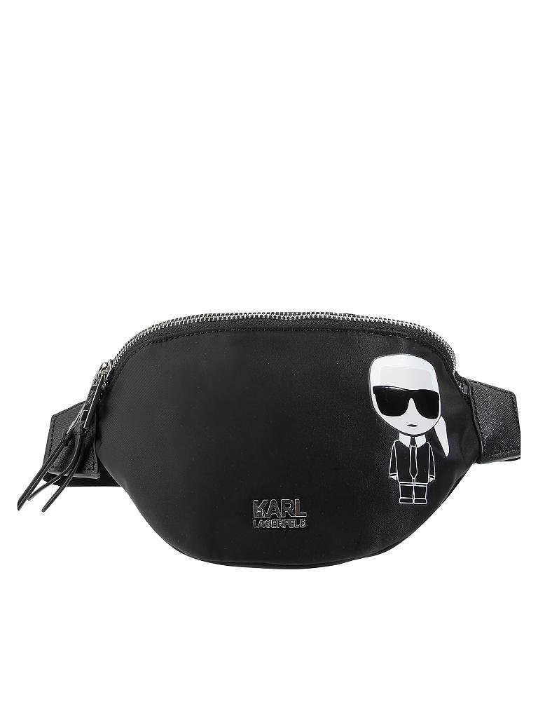 KARL LAGERFELD | Tasche - Gürteltasche  | schwarz