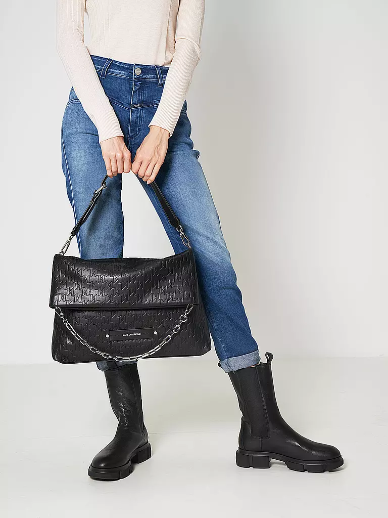 KARL LAGERFELD | Tasche - Hobo Bag K/KUSHION | schwarz