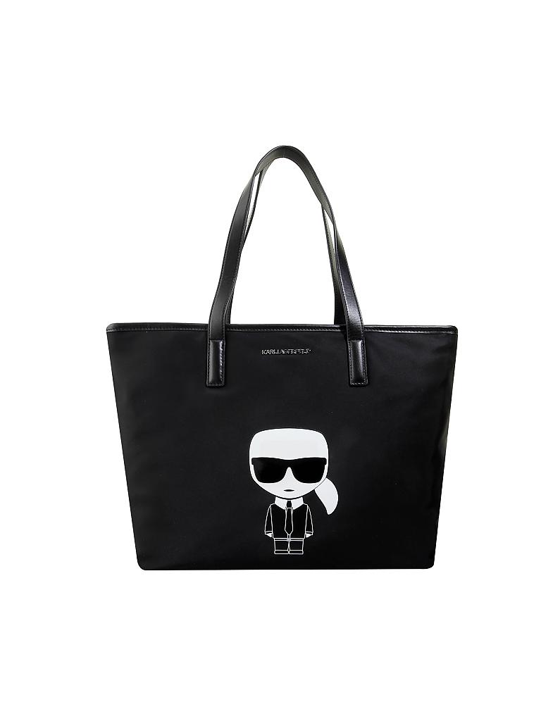 KARL LAGERFELD | Tasche - Shopper "Ikonik" | schwarz