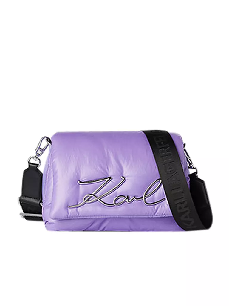 KARL LAGERFELD | Tasche - Umhängetasche K/SIGNATURE SOFT | lila