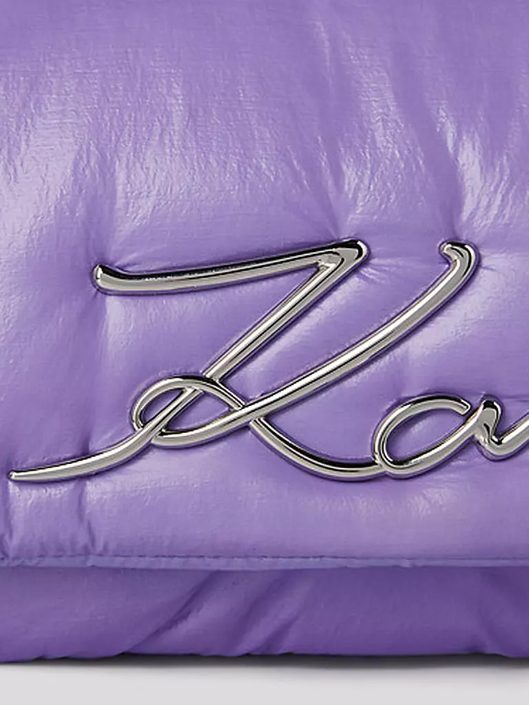 KARL LAGERFELD | Tasche - Umhängetasche K/SIGNATURE SOFT | lila