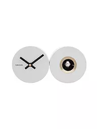 KARLSSON | Wanduhr CUCKOO DUO White | weiss