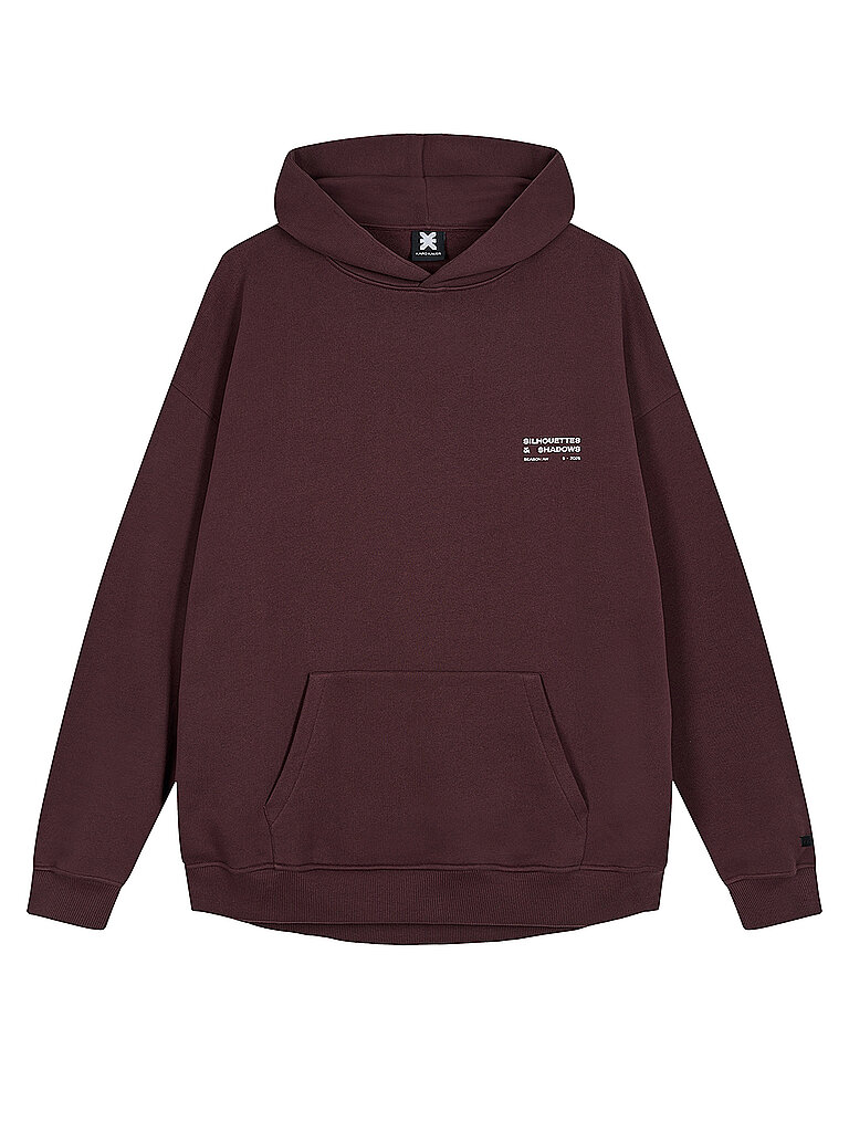 KARO KAUER Kapuzensweater - Hoodie dunkelrot | XL